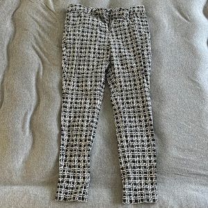 The Limited Exact Stretch Black & White Patterned Dress Pants - Size 6
